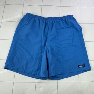 Patagonia Shorts Mens Large Blue Baggies Longs 7” Swim Athletic Hiking Lined